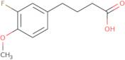 4-(3-Fluoro-4-methoxyphenyl)butanoic acid