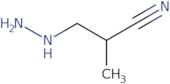 3-Hydrazinyl-2-methylpropanenitrile
