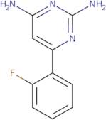 6-(2-Fluorophenyl)pyrimidine-2,4-diamine
