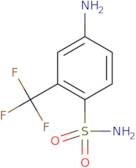 4-Amino-2-(trifluoromethyl)benzene-1-sulfonamide