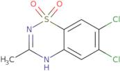 2H-1,2,4-Benzothiadiazine, 6,7-dichloro-3-methyl-, 1,1-dioxide