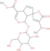 Methyl (1S,4aS,7R,7aS)-4'-[(1S)-1-hydroxyethyl]-5'-oxo-1-{[(2S,3R,4S,5S,6R)-3,4,5-trihydroxy-6-(hydroxymethyl)oxan-2-yl]oxy}-4a,7a-d ihydro-1H,5'H-spiro[cyclopenta[C]pyran-7,2'-furan]-4-carboxylate