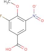 3-Fluoro-4-methoxy-5-nitrobenzoic acid