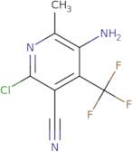 5-Amino-2-chloro-6-methyl-4-(trifluoromethyl)pyridine-3-carbonitrile