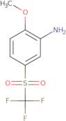 2-Methoxy-5-trifluoromethanesulfonylaniline