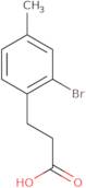 3-(2-bromo-4-methylphenyl)propanoic acid