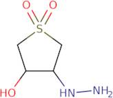 4-Hydrazinyl-1,1-dioxothiolan-3-ol