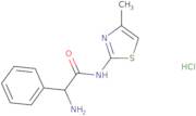 2-Amino-N-(4-methyl-1,3-thiazol-2-yl)-2-phenylacetamide