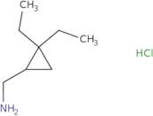 [(2,2-Diethylcyclopropyl)methyl]amine hydrochloride