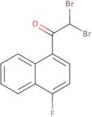 2,2-Dibromo-1-(4-fluoronaphthalen-1-yl)ethanone