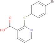 2-[(4-Bromophenyl)sulfanyl]pyridine-3-carboxylic acid