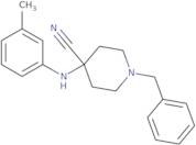 1-Benzyl-4-cyano-4-(M-toluidino)-piperidine