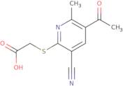 2-[(5-Acetyl-3-cyano-6-methylpyridin-2-yl)sulfanyl]acetic acid