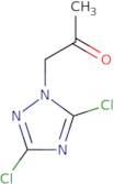 1-(3,5-Dichloro-1H-1,2,4-triazol-1-yl)acetone