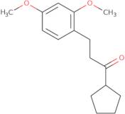 1-Cyclopentyl-3-(2,4-dimethoxyphenyl)propan-1-one