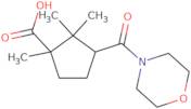 1,2,2-Trimethyl-3-(morpholine-4-carbonyl)-cyclopentanecarboxylic acid