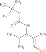 tert-Butyl N-[1-(N'-hydroxycarbamimidoyl)-2-methylpropyl]carbamate