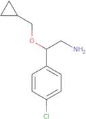 2-(4-Chlorophenyl)-2-(cyclopropylmethoxy)ethan-1-amine