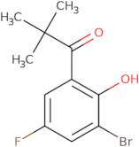 1-(3-Bromo-5-fluoro-2-hydroxyphenyl)-2,2-dimethylpropan-1-one