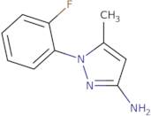 1-(2-Fluorophenyl)-5-methylpyrazol-3-amine