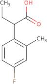 2-(4-Fluoro-2-methylphenyl)butanoic acid