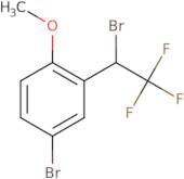 4-Bromo-2-(1-bromo-2,2,2-trifluoroethyl)-1-methoxybenzene