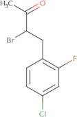 3-Bromo-4-(4-chloro-2-fluorophenyl)butan-2-one