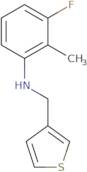 3-Fluoro-2-methyl-N-(thiophen-3-ylmethyl)aniline