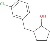 2-[(3-Chlorophenyl)methyl]cyclopentan-1-ol