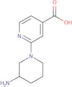 2-(3-Aminopiperidin-1-yl)pyridine-4-carboxylic acid