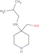 {4-[(2-Methylpropyl)amino]piperidin-4-yl}methanol