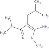 1-Methyl-4-(2-methylpropyl)-3-(propan-2-yl)-1H-pyrazol-5-amine