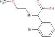 2-(2-Bromophenyl)-2-[(2-methoxyethyl)amino]acetic acid