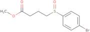 Methyl 4-(4-bromobenzenesulfinyl)butanoate