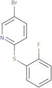 5-Bromo-2-[(2-fluorophenyl)sulfanyl]pyridine