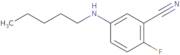 2-Fluoro-5-(pentylamino)benzonitrile