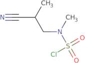 3-[(Chlorosulfonyl)(methyl)amino]-2-methylpropanenitrile