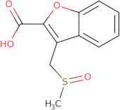 3-(Methanesulfinylmethyl)-1-benzofuran-2-carboxylic acid