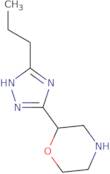 2-(3-Propyl-1H-1,2,4-triazol-5-yl)morpholine