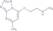 N-Methyl-2-[(5-methyl-[1,2,4]triazolo[1,5-a]pyrimidin-7-yl)oxy]ethanamine