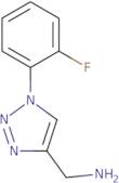 (1-(2-Fluorophenyl)-1H-1,2,3-triazol-4-yl)methanamine