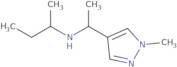 (Butan-2-yl)[1-(1-methyl-1H-pyrazol-4-yl)ethyl]amine