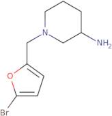 1-[(5-Bromofuran-2-yl)methyl]piperidin-3-amine