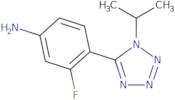 3-Fluoro-4-[1-(propan-2-yl)-1H-1,2,3,4-tetrazol-5-yl]aniline