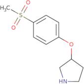 3-(4-Methanesulfonylphenoxy)pyrrolidine