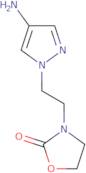 3-[2-(4-Amino-1H-pyrazol-1-yl)ethyl]-1,3-oxazolidin-2-one