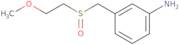3-[(2-Methoxyethanesulfinyl)methyl]aniline