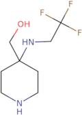 {4-[(2,2,2-Trifluoroethyl)amino]piperidin-4-yl}methanol