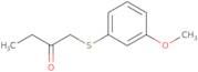 1-[(3-Methoxyphenyl)sulfanyl]butan-2-one