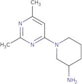 1-(2,6-Dimethylpyrimidin-4-yl)piperidin-3-amine